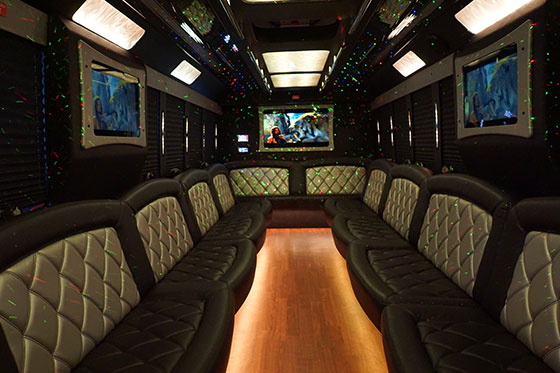 party bus memphis with flat-screen tvs